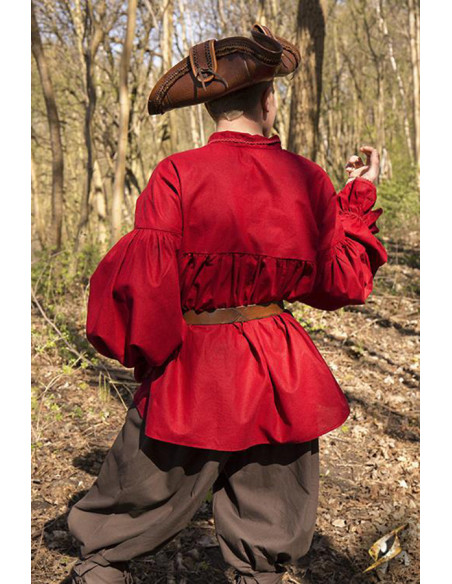 Camicia rinascimentale in cotone...