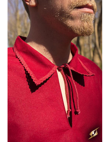 Camicia rinascimentale in cotone...