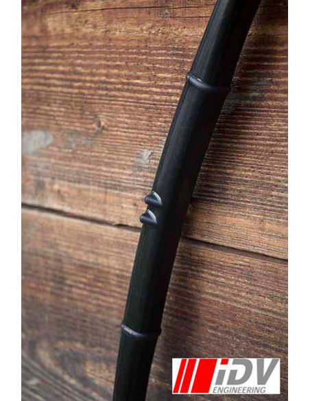 Fiocco medievale IDV nero. 120 cm. lungo