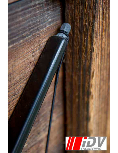 Fiocco medievale IDV nero. 140 cm. lungo