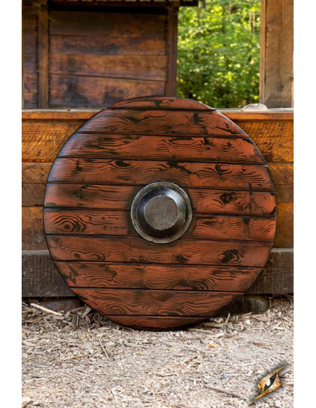 Scudo vichingo Drang Wood LARP, ø 80 cm.