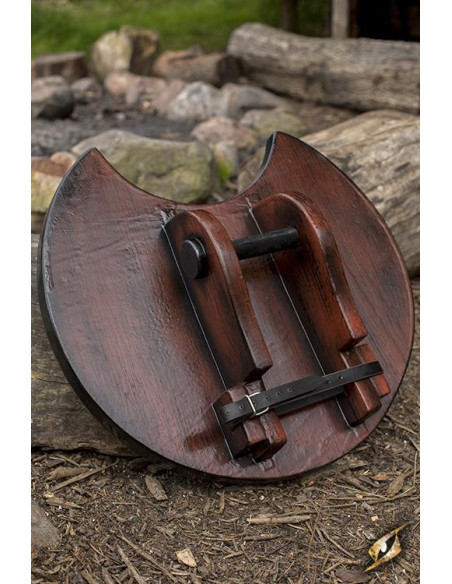 Scudo gobbo medievale per LARP, ø 55 cm.