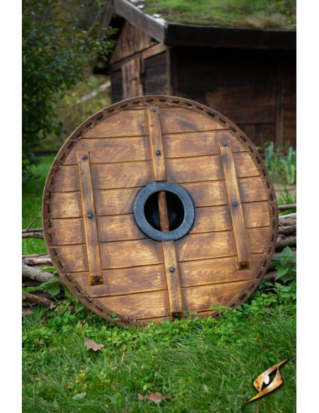 Scudo Viking Thegn per LARP, ø 80 cm.