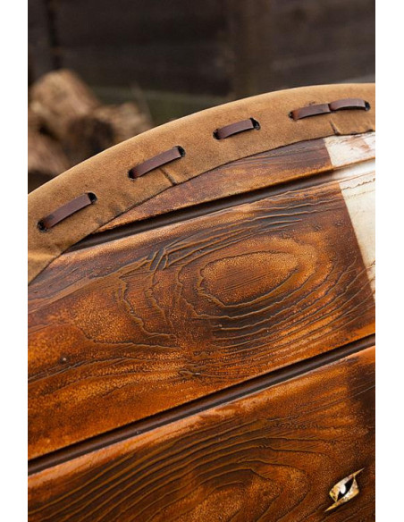 Scudo Vichingo Thegn Bianco/Legno per...