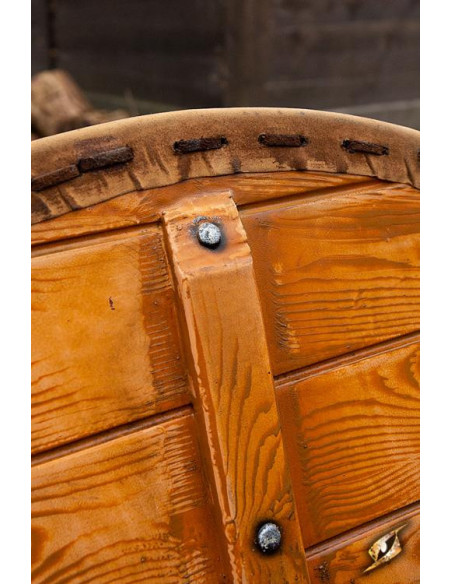 Scudo Vichingo Thegn Bianco/Legno per...