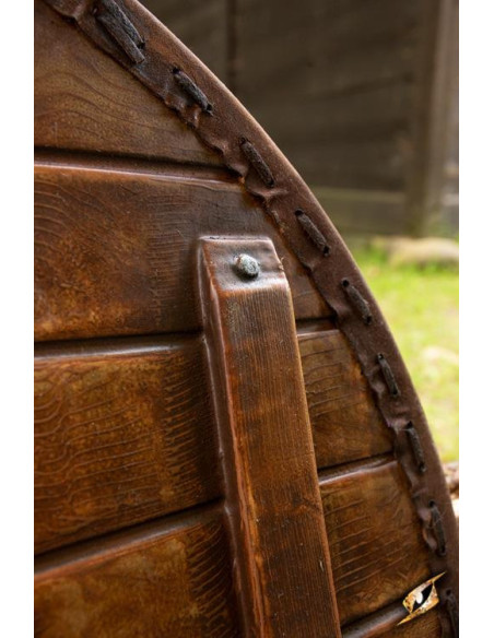 Scudo Vichingo Thegn Bianco/Legno per...