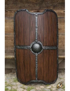 Scudo Romano Titano in lattice, 130x85 cm.