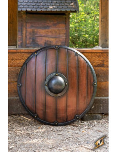 Scudo vichingo-sassone per LARP, ø 80 cm.