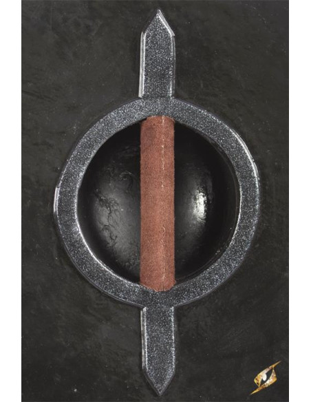 Buckler rotondo, finto legno, per...