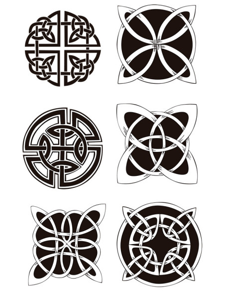 Tatuaggio temporaneo con nodi e...