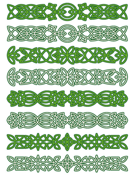 Tatuaggio temporaneo con nodi celtici...