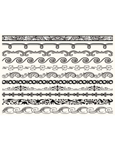 Tatuaggio temporaneo per braccialetti medievali