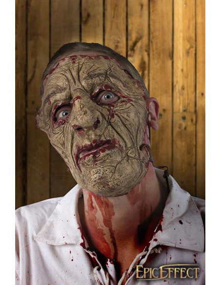 Maschera facciale umana morta, pelle...