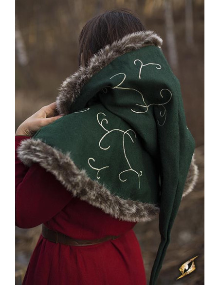 Lacci del cappuccio medievali verdi