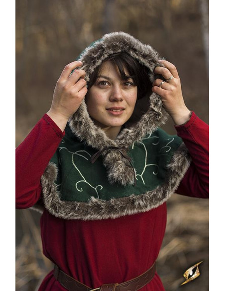 Lacci del cappuccio medievali verdi