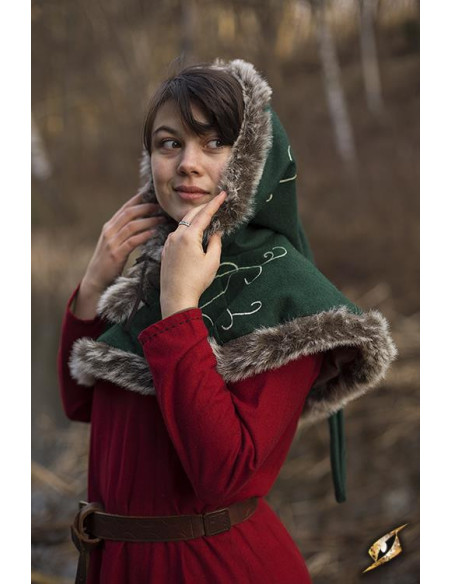 Lacci del cappuccio medievali verdi