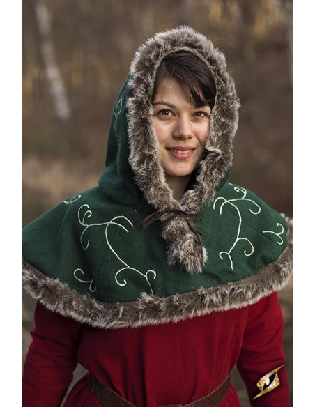 Lacci del cappuccio medievali verdi