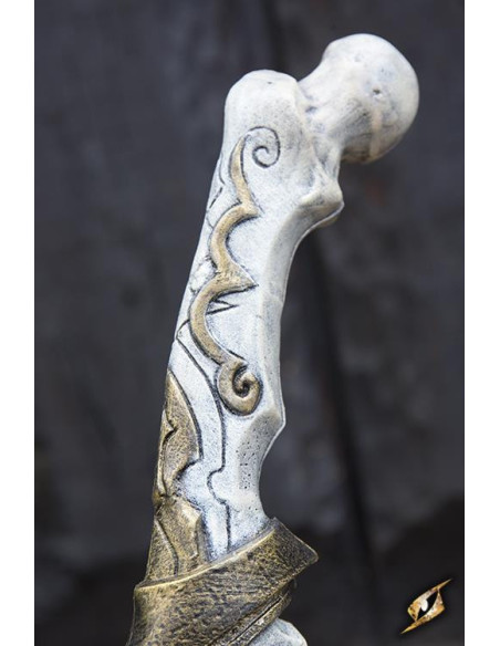 Spada scimitarra in osso di lattice...