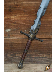 Spada a due mani con tacche in lattice per LARP, 115 cm. 2