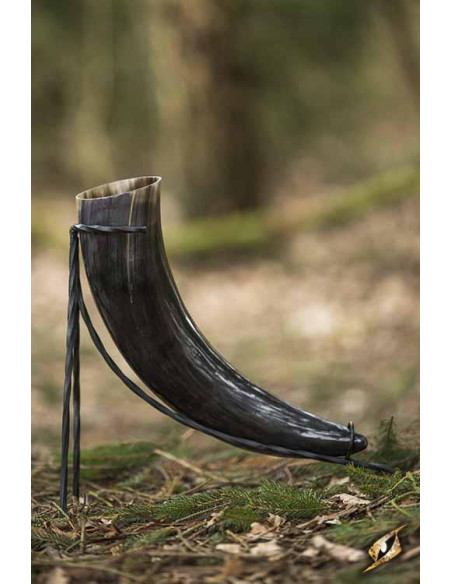 Corno Jötunheim scuro con supporto in...
