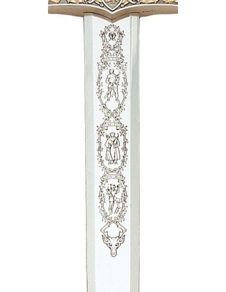 Spada di Robin Hood in oro e argento