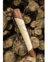 Faretra da arciere per Larp, bicolore marrone-beige