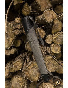 Faretra da arciere per Larp, bicolore grigio-nero 2