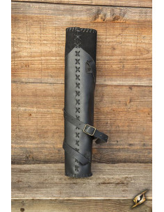 Faretra da cacciatore semplice per LARP, colore nero 2