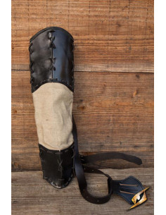 Faretra dei Selvaggi per LARP, colore nero