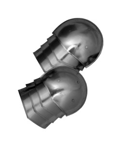 Spalline medievali in acciaio, 1,6 mm.