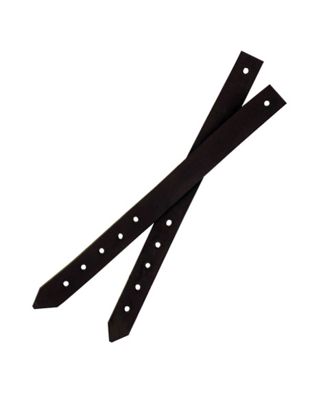 Spalline medievali in acciaio, 1,6 mm.