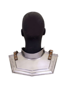 Gorgiera medievale in acciaio, XV secolo 2