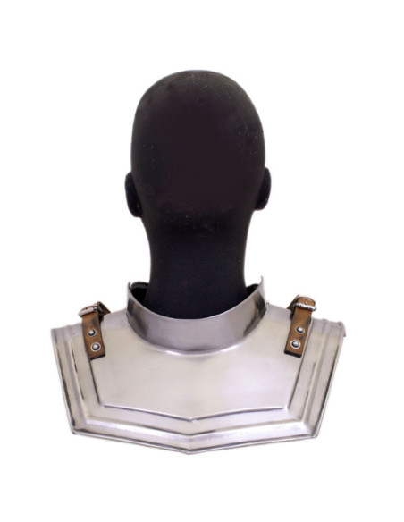 Gorgiera medievale in acciaio, XV secolo