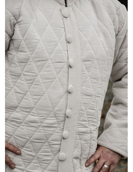 Gambeson lungo trapuntato con...