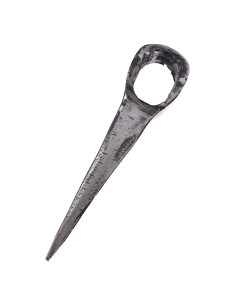 Testa d'ascia barbuta decorativa, finitura rustica 2