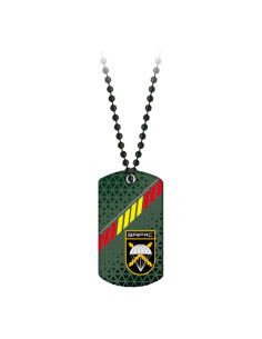 Distintivo militare Bripac 3D, con catena