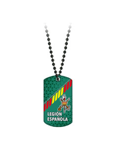 Distintivo con Legione Spagnola stampata in 3D, con catena