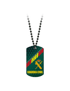 Distintivo con Guardia Civil stampata in 3D, con catena