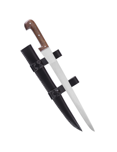 Lungo scalex con fodero in cuoio