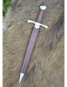Funzionale pugnale medievale con pomo esagonale, con... 2
