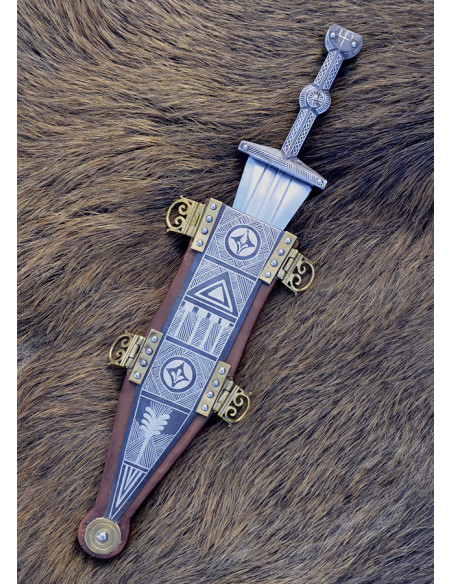 Vindonissa pugio intarsiato con argento