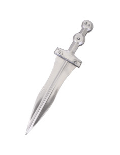 Pugio romano I secolo, con particolari in ottone