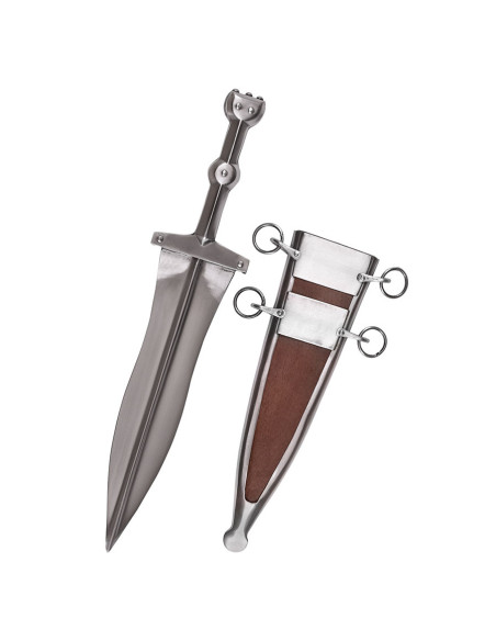 Pugnale romano Pugio Exeter, con fodero