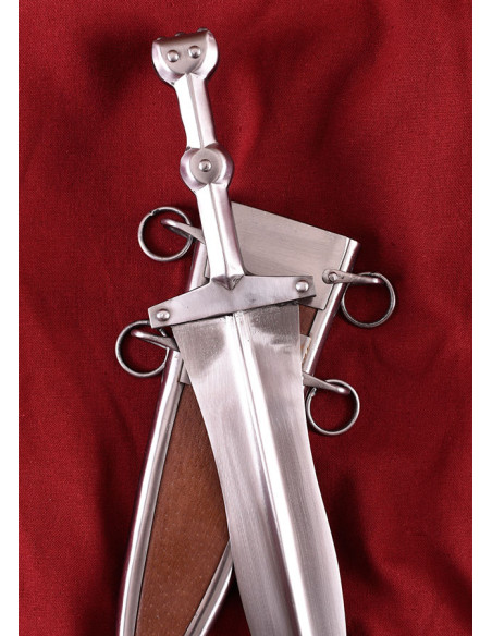 Pugnale romano Pugio Exeter, con fodero