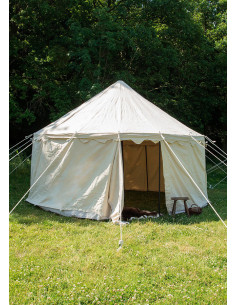 Tenda medievale rotonda, 5 metri. diametro
