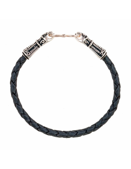 Bracciale placcato in argento Viking...