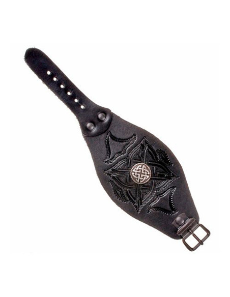 Bracciale nodo celtico e rilievi in...