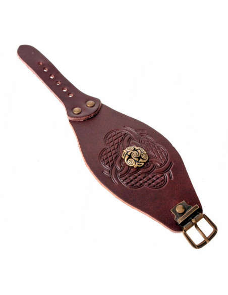 Bracciale nodi celtici con rilievi in...