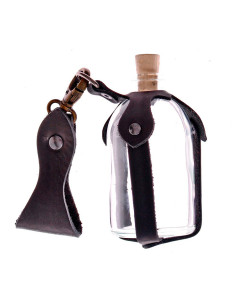 Bottiglia in vetro con stemma per pozioni magiche, 100 ml.