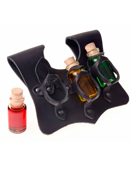 Baldric con 3 bottiglie di pozioni...